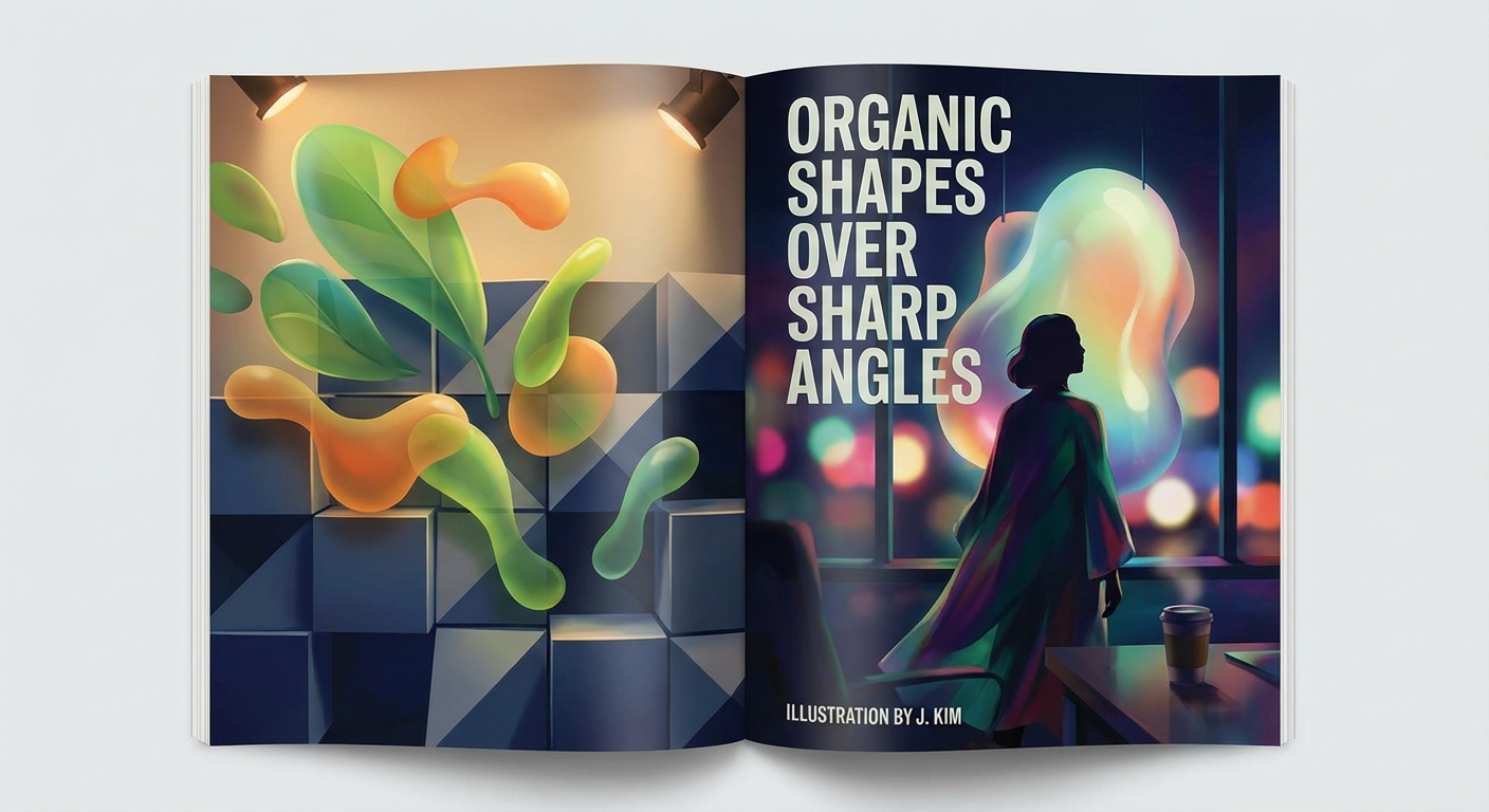 3. Organic Shapes Over Sharp Angles