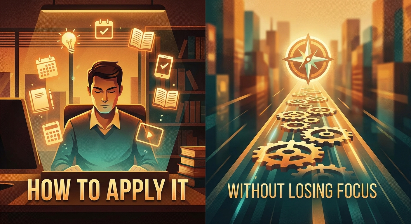 How to Apply It (Without Losing Focus)