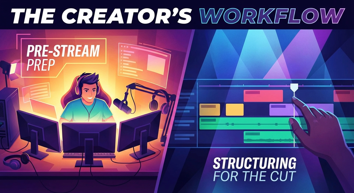 Pre-Stream Prep: structuring for the Cut