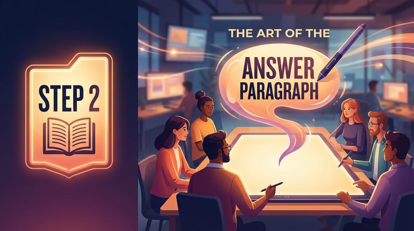 Step 2: The Art of the "Answer Paragraph"