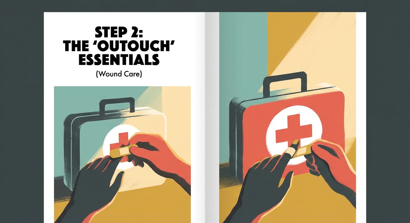 Step 2: The "Ouch" Essentials (Wound Care)