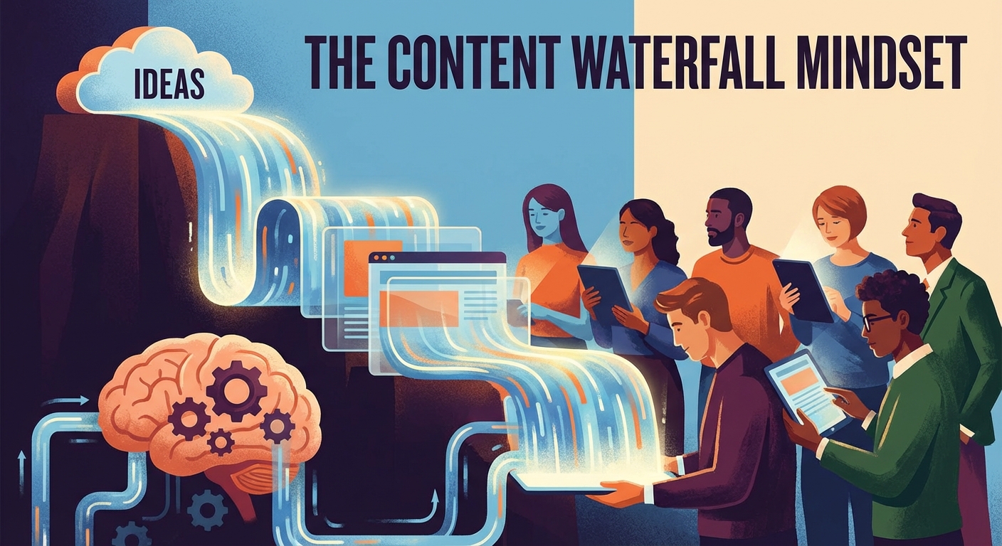 The "Content Waterfall" Mindset